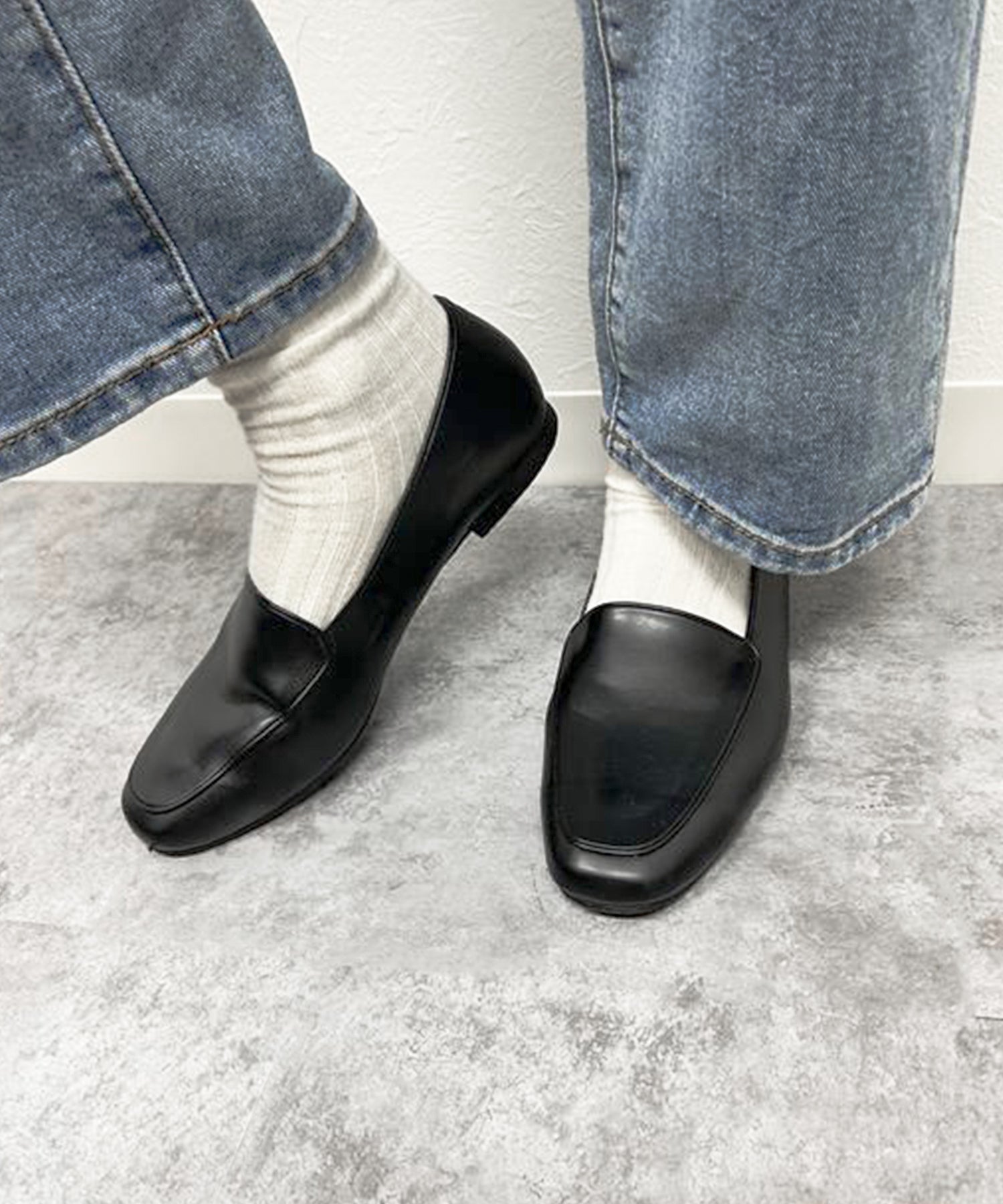 ソロット SOROTTO 日本製ミニマルローファーパンプス MADE IN JAPAN （ブラック） ブラック