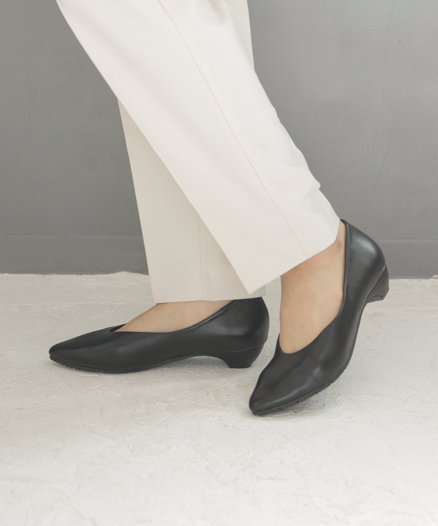 ソロット SOROTTO ふかふか3Dインソール/3cmヒール/滑らない底材の走れるパンプス