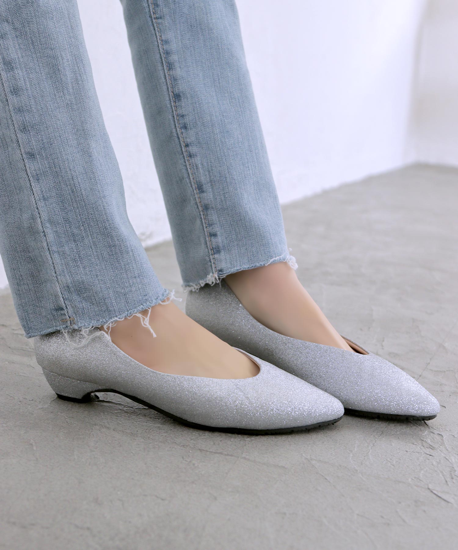 ソロット SOROTTO ふかふか3Dインソール/3cmヒール/滑らない底材の走れるパンプス