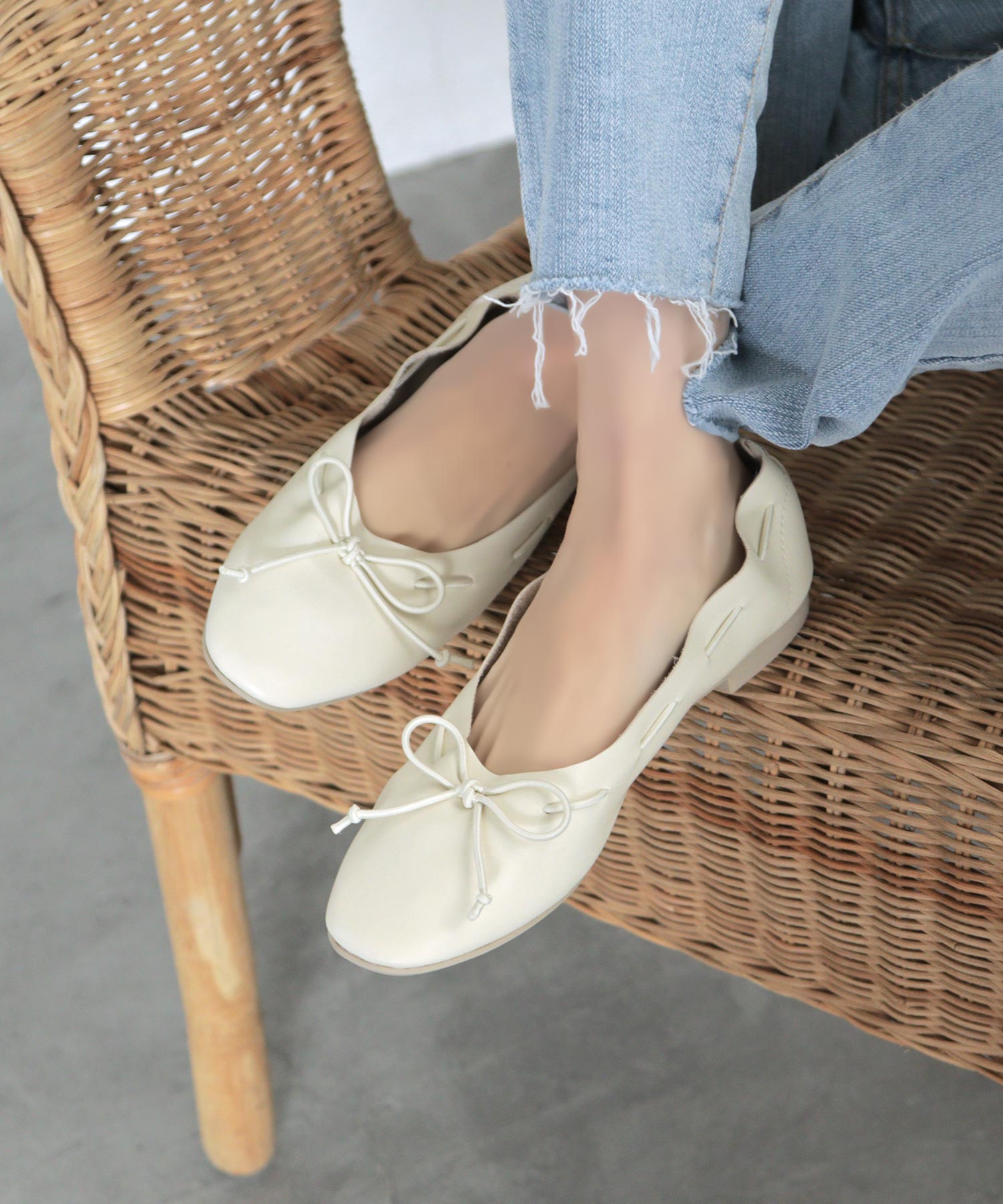 Sorotto Sorotto [從兒童到成人]輕巧的Petanko鞋，帶有Kushukushu Design