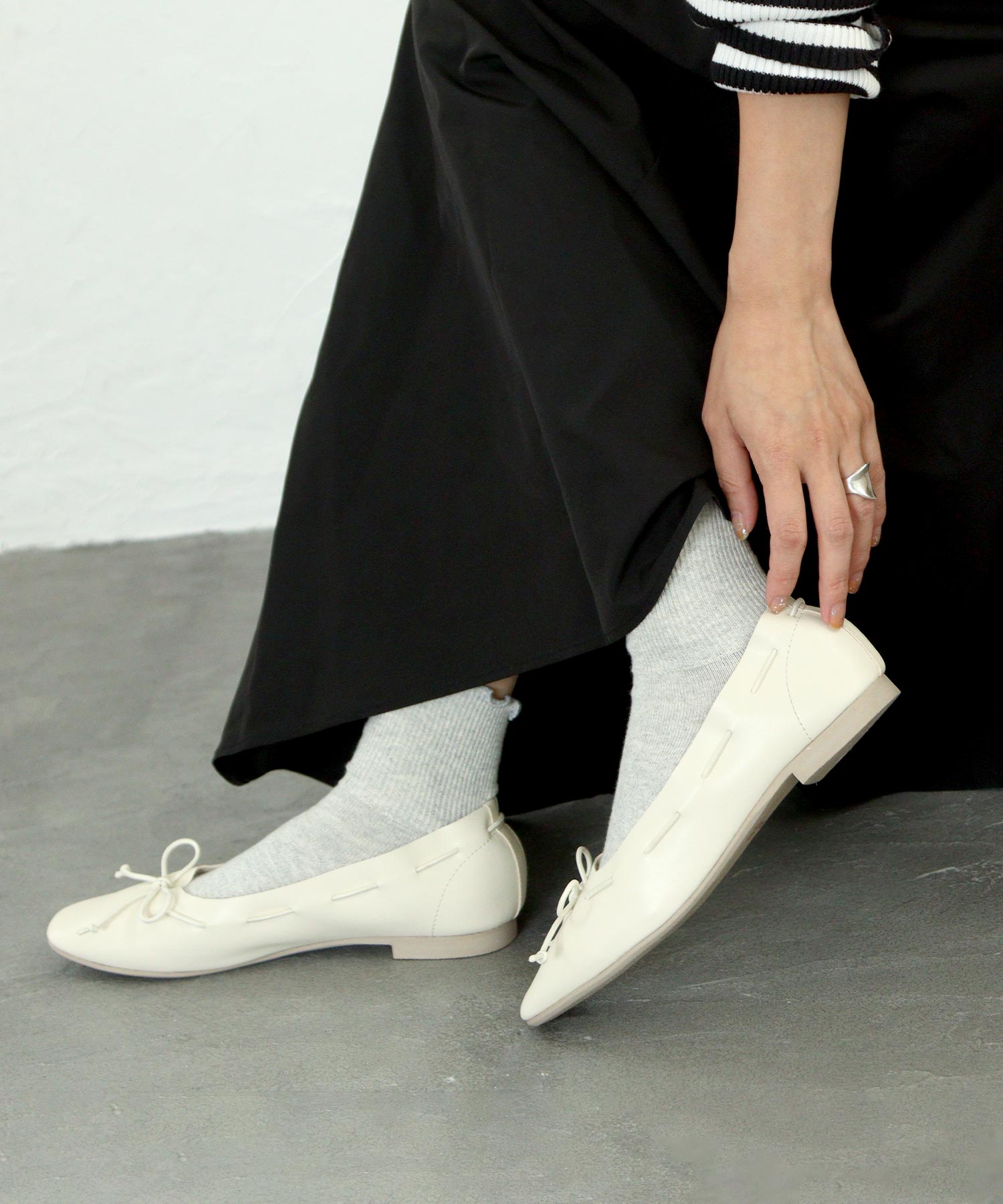 Sorotto Sorotto [從兒童到成人]輕巧的Petanko鞋，帶有Kushukushu Design