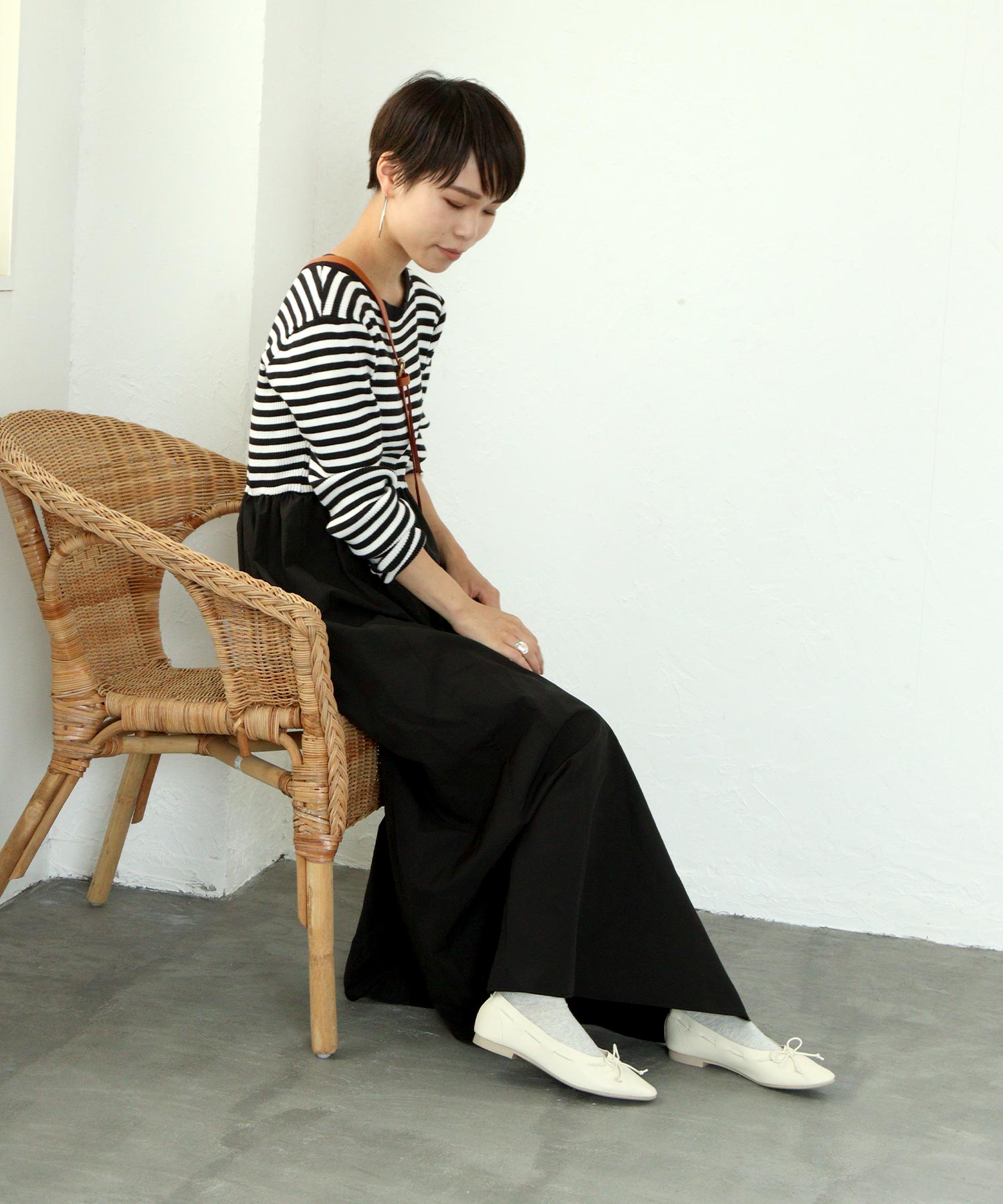 Sorotto Sorotto [從兒童到成人]輕巧的Petanko鞋，帶有Kushukushu Design