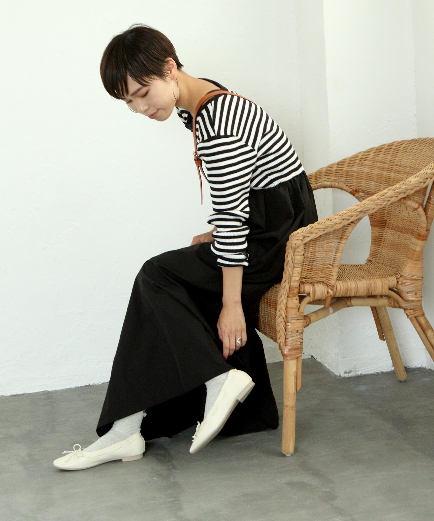 Sorotto Sorotto [從兒童到成人]輕巧的Petanko鞋，帶有Kushukushu Design