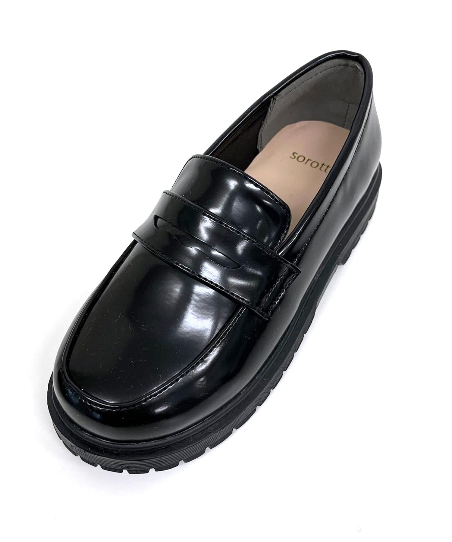 SOROTTO Thick-soled coin loafer pumps