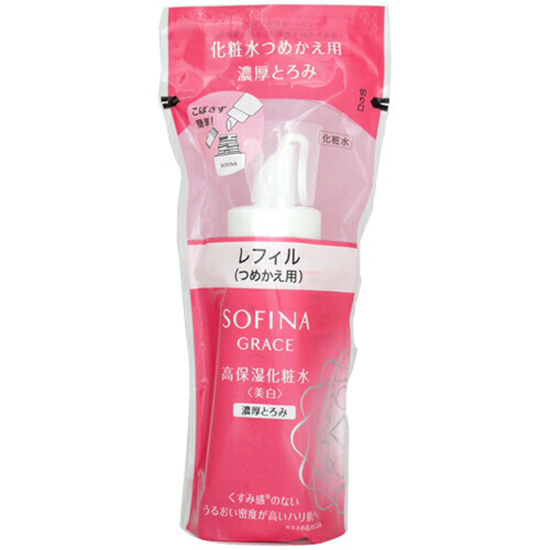 SOFINA Grace 蘇菲娜 高保濕乳液 美白豐盈 濃稠 130mL [補充裝] [不可退貨]