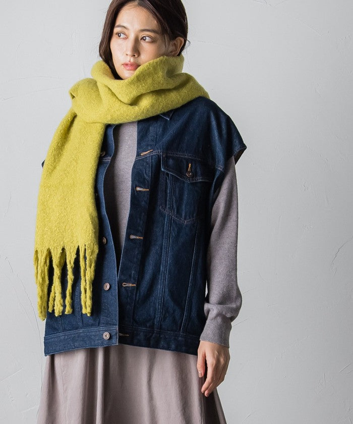 Socolla 【socolla】 Denim Over Vest