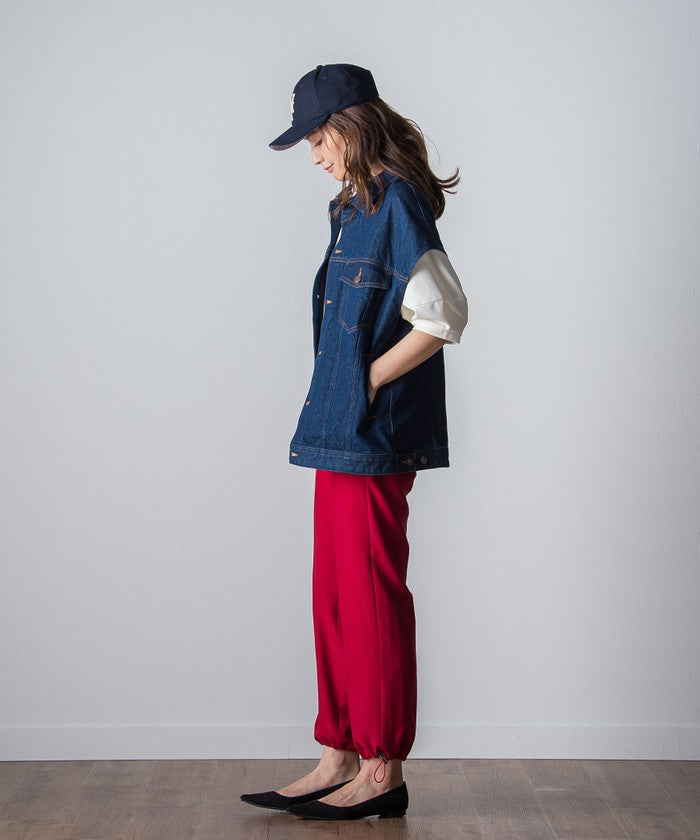 Socolla 【socolla】 Denim Over Vest