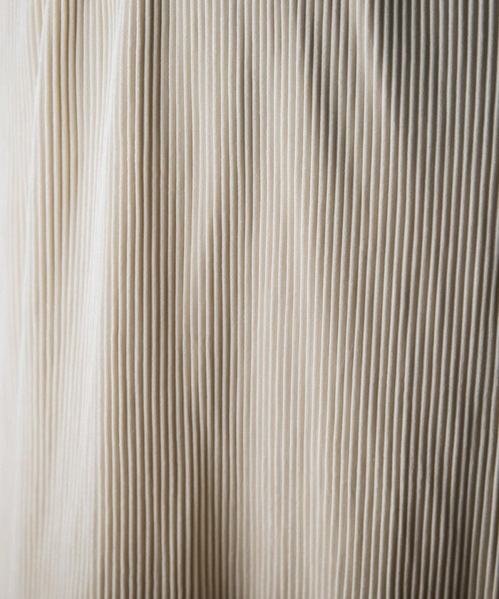 Socolla 【socolla】 Suede Touch Pleated Skirt