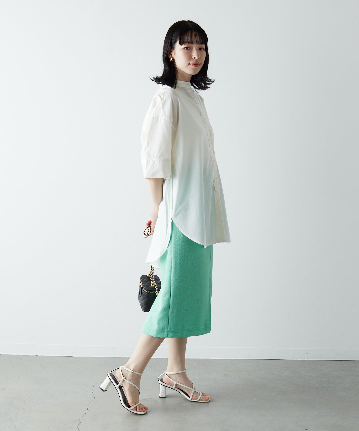 ソコラ socolla 普莉蒂奧克斯緞帶緊身裙