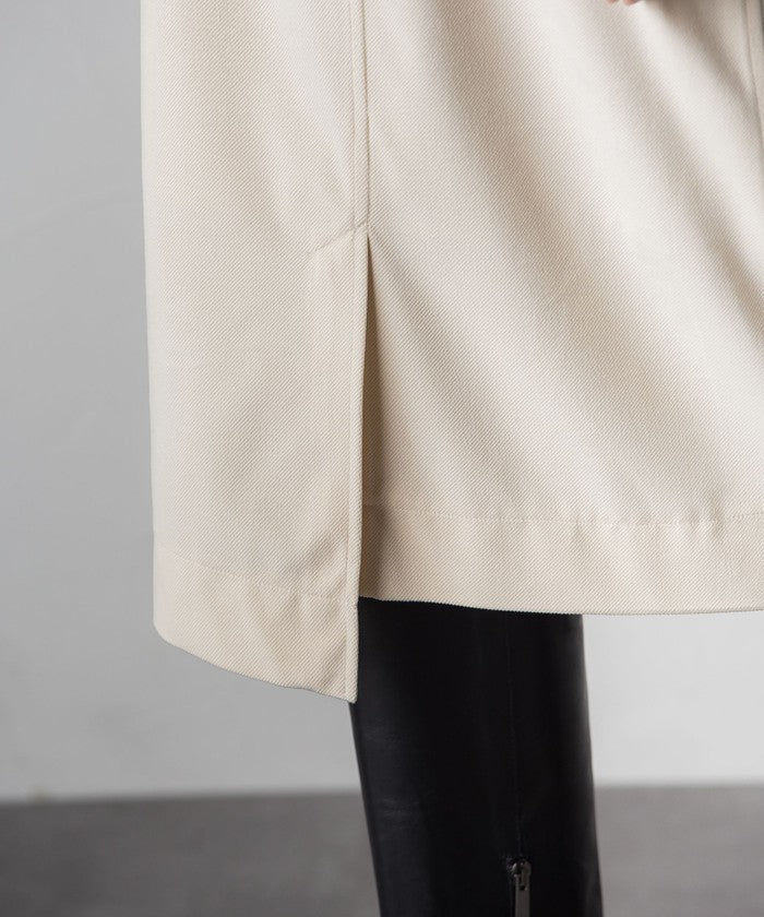 Socolla 【socolla】 Wrap Corduroy Skirt
