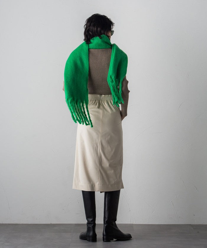 Socolla 【socolla】 Wrap Corduroy Skirt