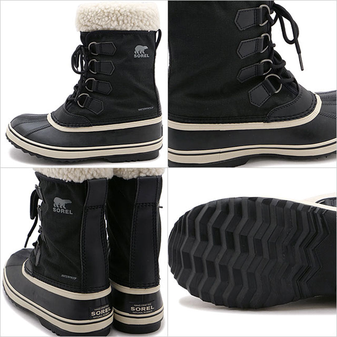 ソレル SOREL W WINTER CARNIVAL BOOT WP Black/Stone [NL5175-011]