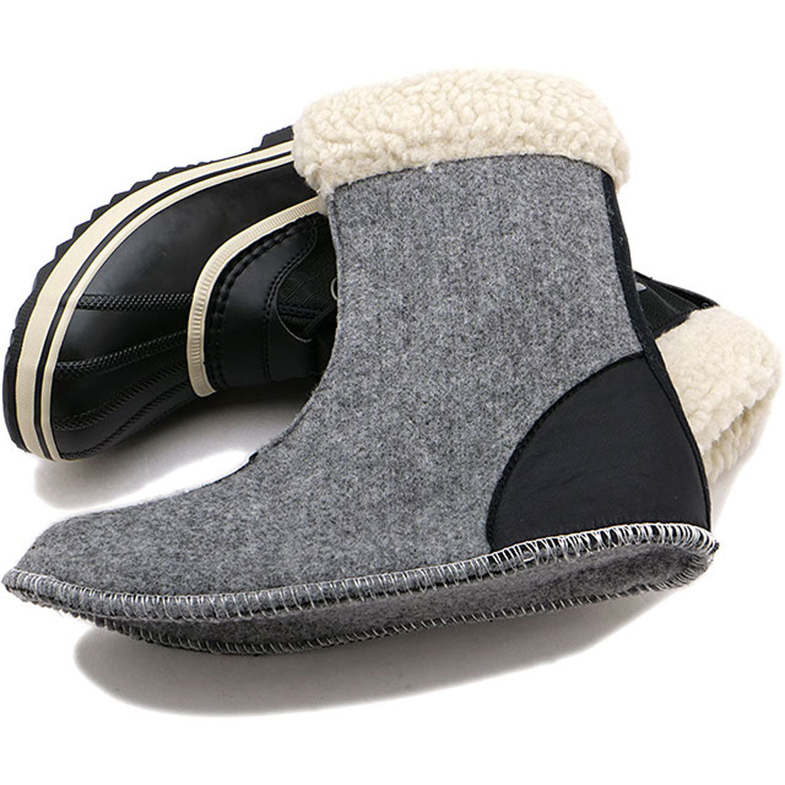 ソレル SOREL W WINTER CARNIVAL BOOT WP Black/Stone [NL5175-011]