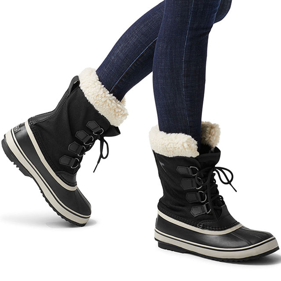 ソレル SOREL W WINTER CARNIVAL BOOT WP Black/Stone [NL5175-011]