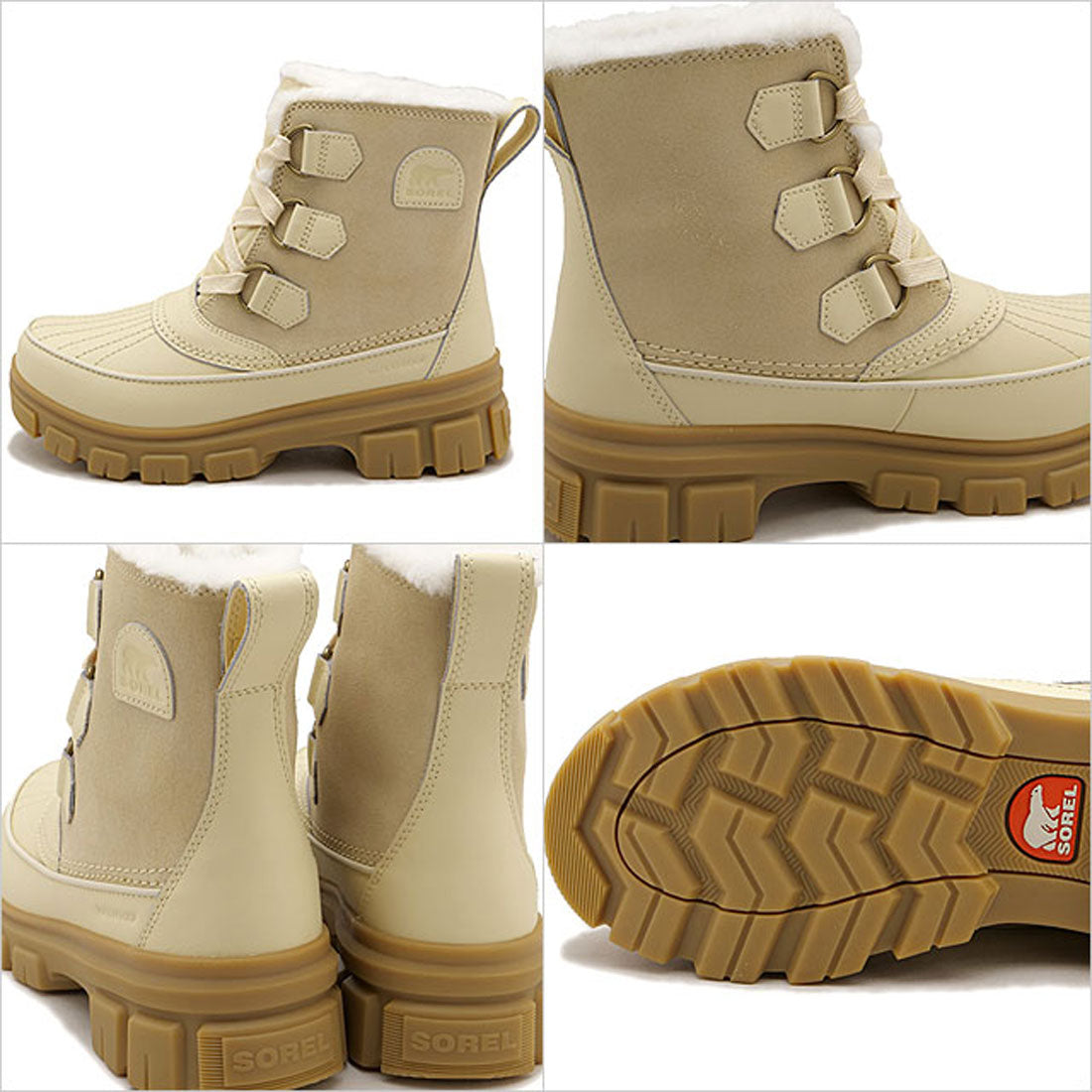 ソレル SOREL W TIVOLI V WP Honey-White/Sea-Salt [NL5113-292]