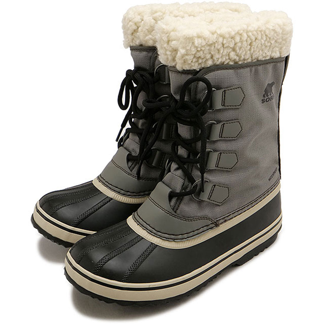 ソレル SOREL W WINTER CARNIVAL BOOT WP Black/Stone [NL5175-011],Quarry/Black