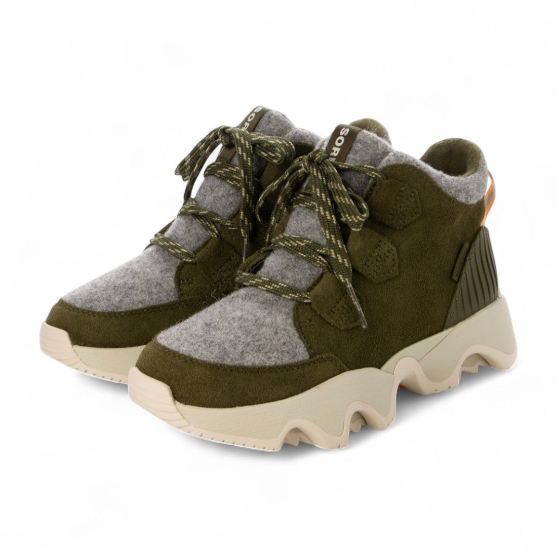 ソレル SOREL ショートブーツ（キネティックインパクト カリブープラスウォータープルーフ） （グリーン） グリーン
