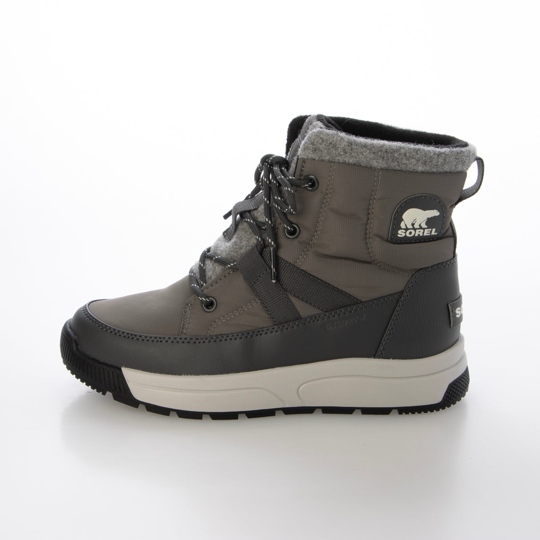 ソレル SOREL ショートブーツ（ウィットニー3 ミッドウォータープルーフ） （グレー） グレー
