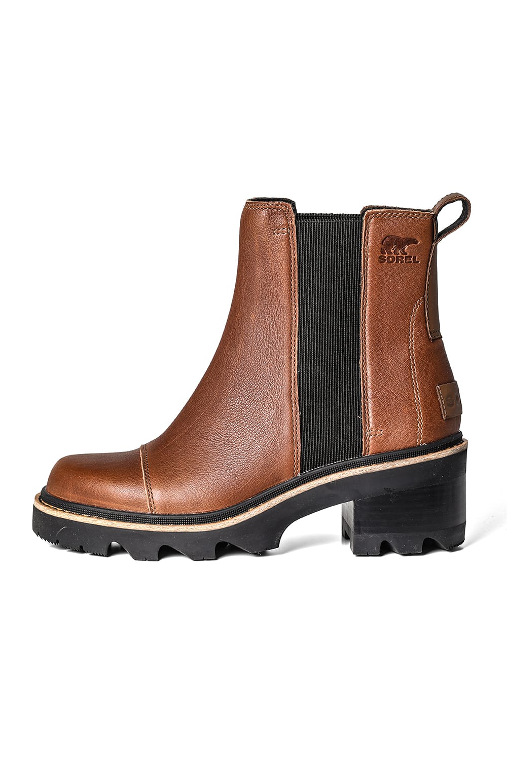 ソレル SOREL JOAN NOW CHELSEA,Velvet Tan/Black
