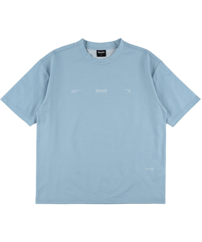 スパッツィオ SPAZIO スパッツィオ Spazio フットサル タイポグラフィオーバーサイズプラ T シャツ  GE1141 （02 ブラック） 02 ブラック