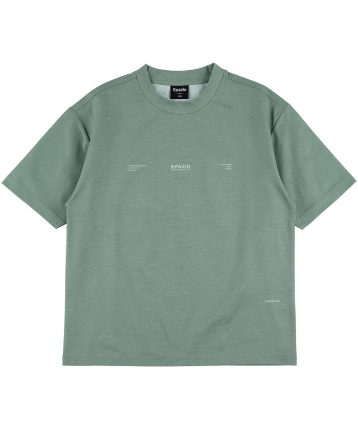 スパッツィオ SPAZIO スパッツィオ Spazio フットサル タイポグラフィオーバーサイズプラ T シャツ  GE1141 （02 ブラック） 02 ブラック
