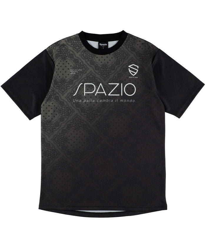 スパッツィオ SPAZIO スパッツィオ Spazio フットサル JR. ペイズリーグラデプラシャツ  GE1154 （39 バーガンディ） 39 バーガンディ