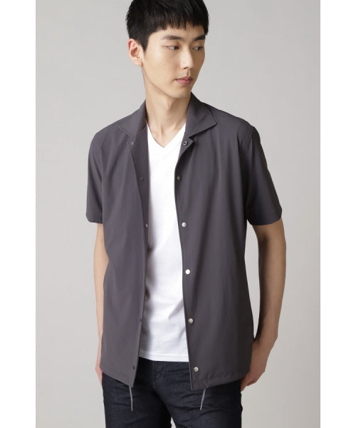 ハイストリート HIGH STREET HIGH STREET∴ナイロン2WAY撥水ストレッチシャツアウター （チャコール） チャコール