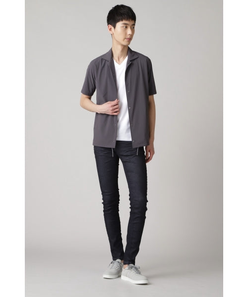 ハイストリート HIGH STREET HIGH STREET∴ナイロン2WAY撥水ストレッチシャツアウター （チャコール） チャコール