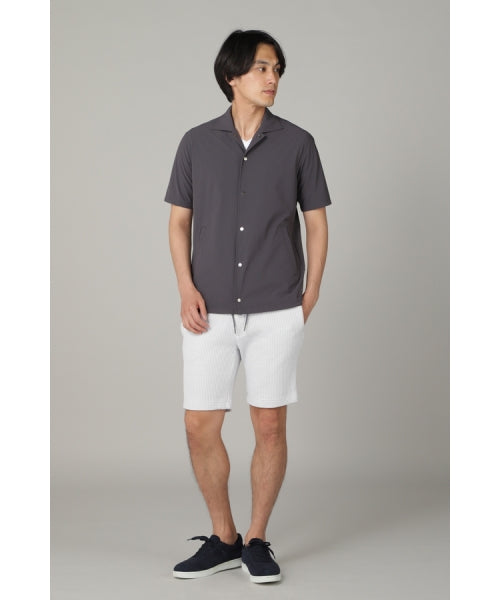 ハイストリート HIGH STREET HIGH STREET∴ナイロン2WAY撥水ストレッチシャツアウター （チャコール） チャコール