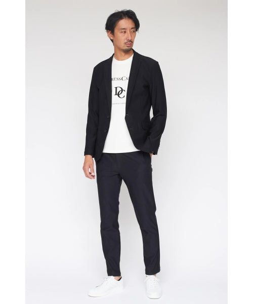 ハイストリート HIGH STREET HIGH STREET∴4WAYグレンチェックジャガードジャケット （ネイビー） ネイビー