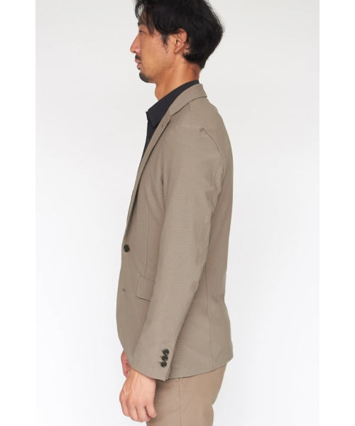 ハイストリート HIGH STREET HIGH STREET∴4WAYグレンチェックジャガードジャケット （ネイビー） ネイビー