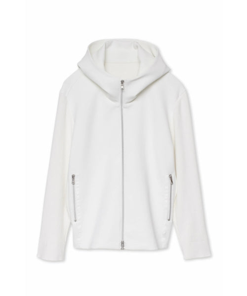 ハイストリート HIGH STREET HIGH STREET∴ニットコンビZIPパーカーブルゾン （ホワイト） ホワイト
