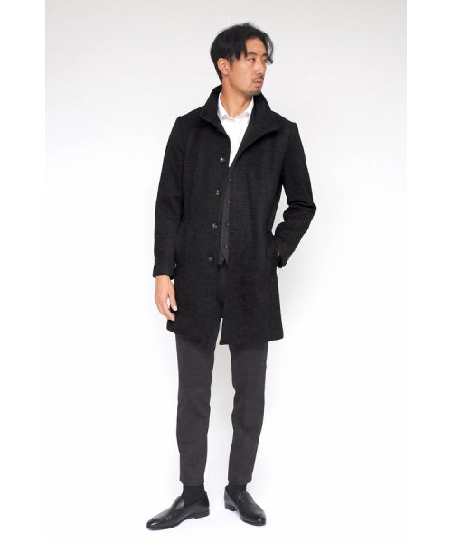 ハイストリート HIGH STREET HIGH STREET∴ジオメトリックモールスタンドコート （ダークグリーン） ダークグリーン