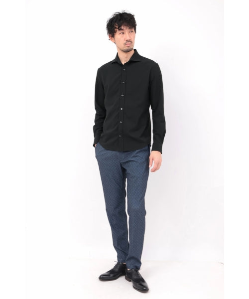 ハイストリート HIGH STREET HIGH STREET∴2WAYサッカーカッタウェイシャツ （ブラック） ブラック