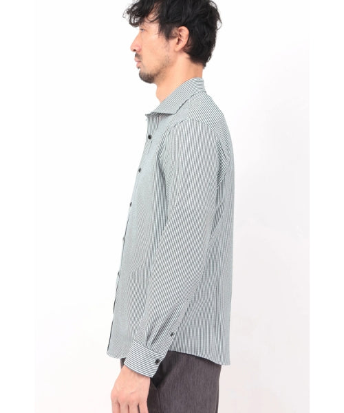 ハイストリート HIGH STREET HIGH STREET∴2WAYサッカーカッタウェイシャツ （ブラック） ブラック