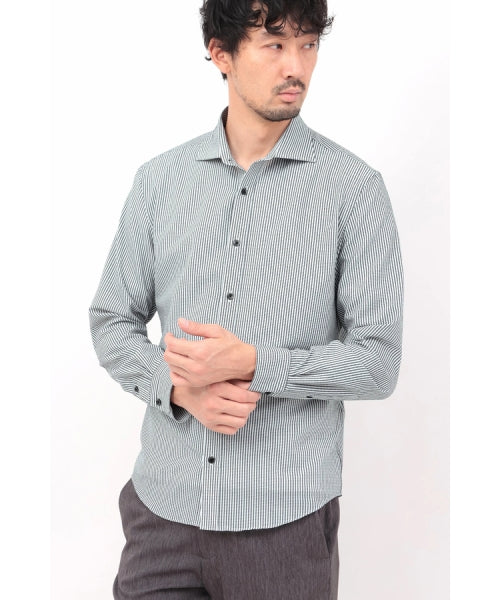 ハイストリート HIGH STREET HIGH STREET∴2WAYサッカーカッタウェイシャツ （ブラック） ブラック