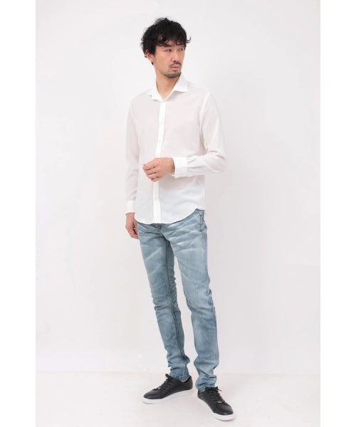 ハイストリート HIGH STREET HIGH STREET∴ハイパワーストレッチグラデーションスリムデニム （ネイビー） ネイビー