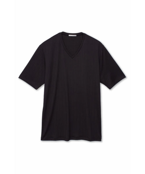 ハイストリート HIGH STREET HIGH STREET∴リネアJQハンソデVネック （ブラック） ブラック