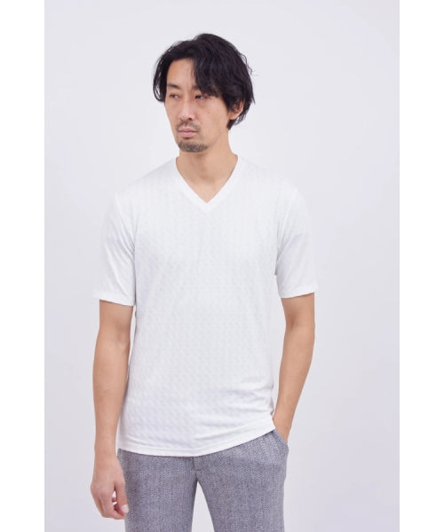 ハイストリート HIGH STREET HIGH STREET∴オンデJQハンソデVネック （ブラック） ブラック