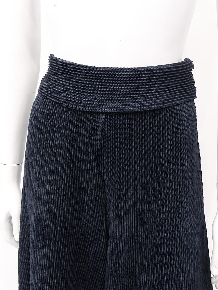 スペッチオ SPECCHIO シャトルプリーツ フレアパンツ