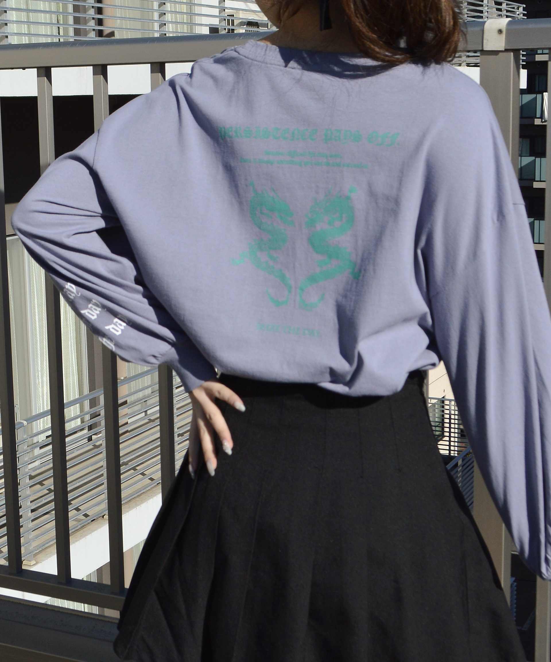Spiritoso Tenjiku Dragon Long T-shirt