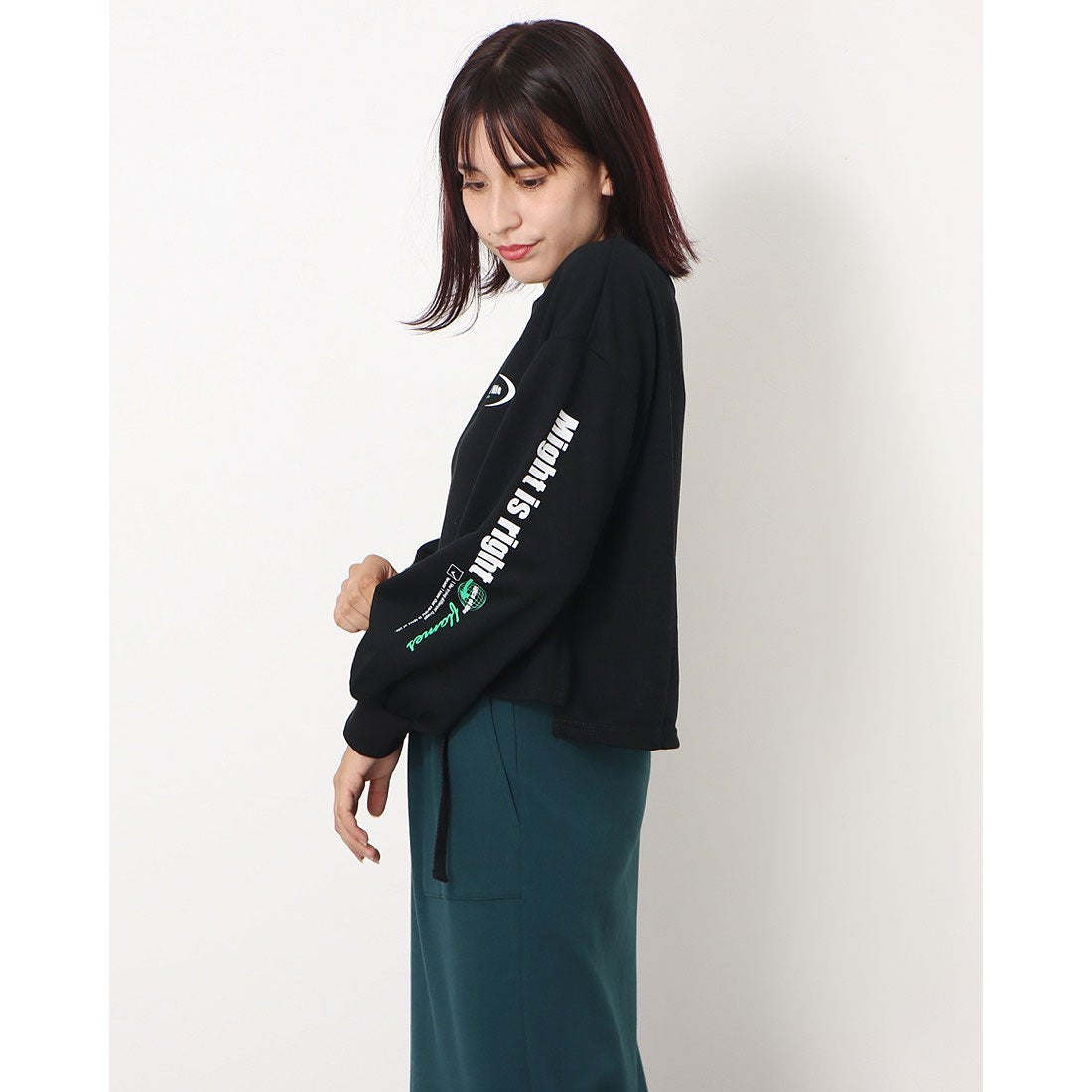 スピリトーゾ Spiritoso 裏毛 短丈プルオーバー