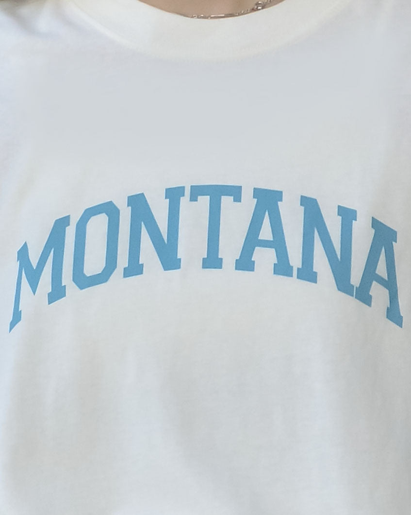 スピリトーゾ Spiritoso MONTANAロゴビックシルエットロンT
