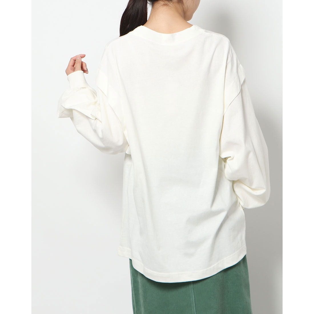 スピリトーゾ Spiritoso ロゴプリントタックロンT