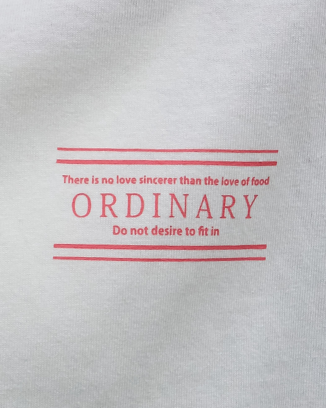 スピリトーゾ Spiritoso ORDINARYプリントTシャツ