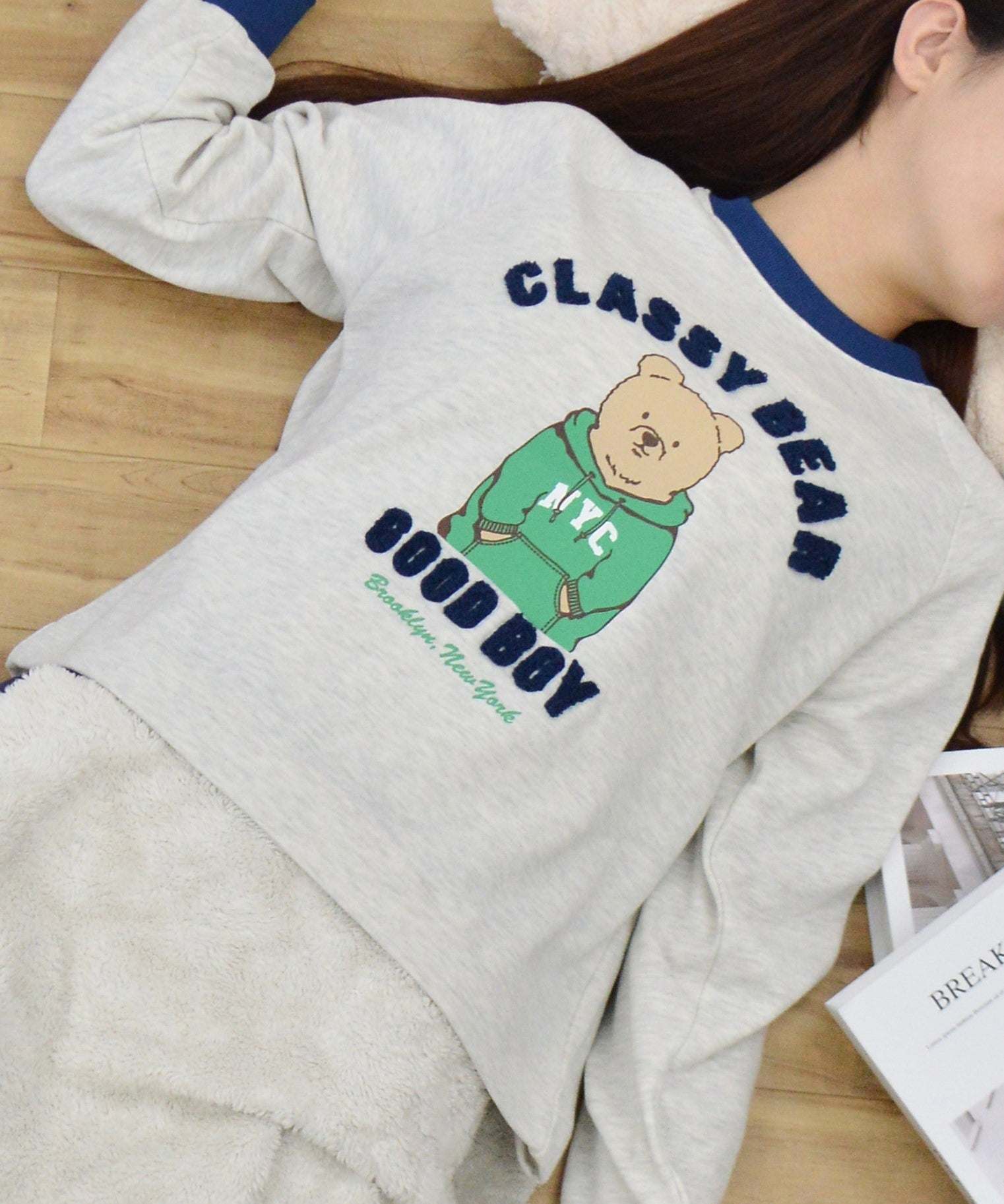 Spiritoso Spiritoso Bear Print Trans Wett