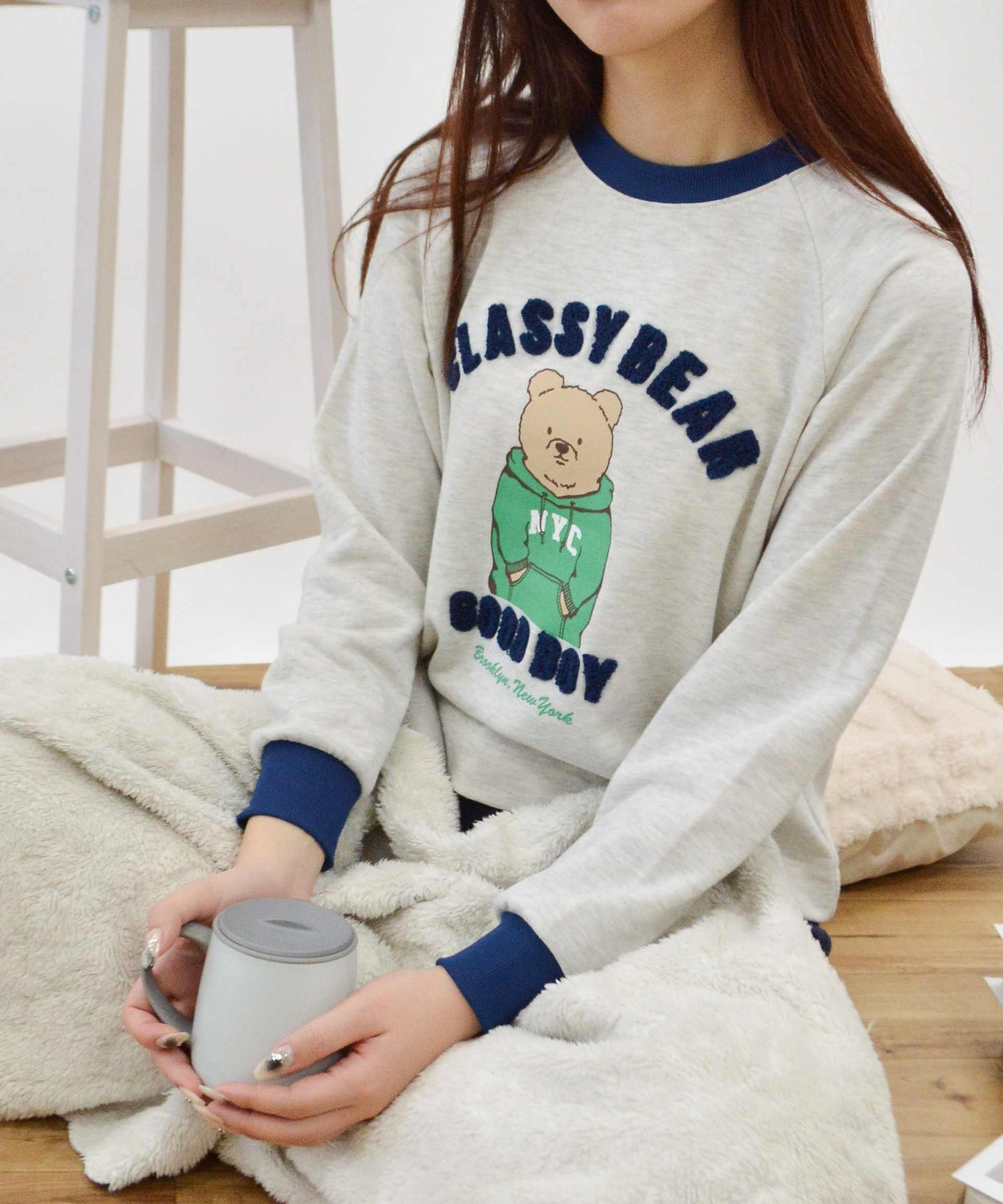 Spiritoso Spiritoso Bear Print Trans Wett