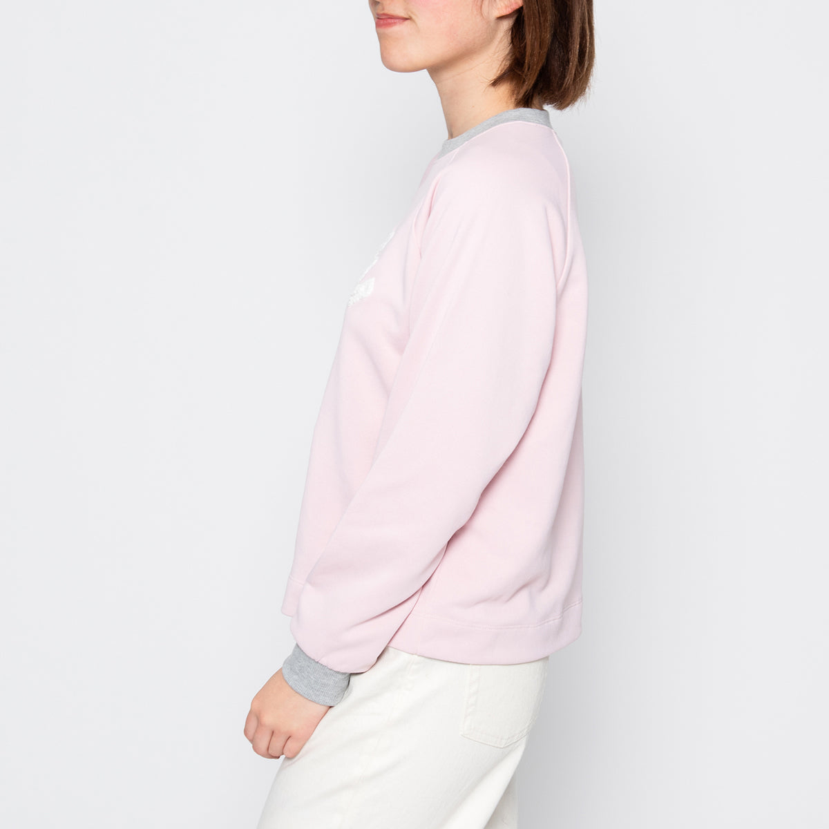 スピリトーゾ Spiritoso ベアプリントラグランスウェット