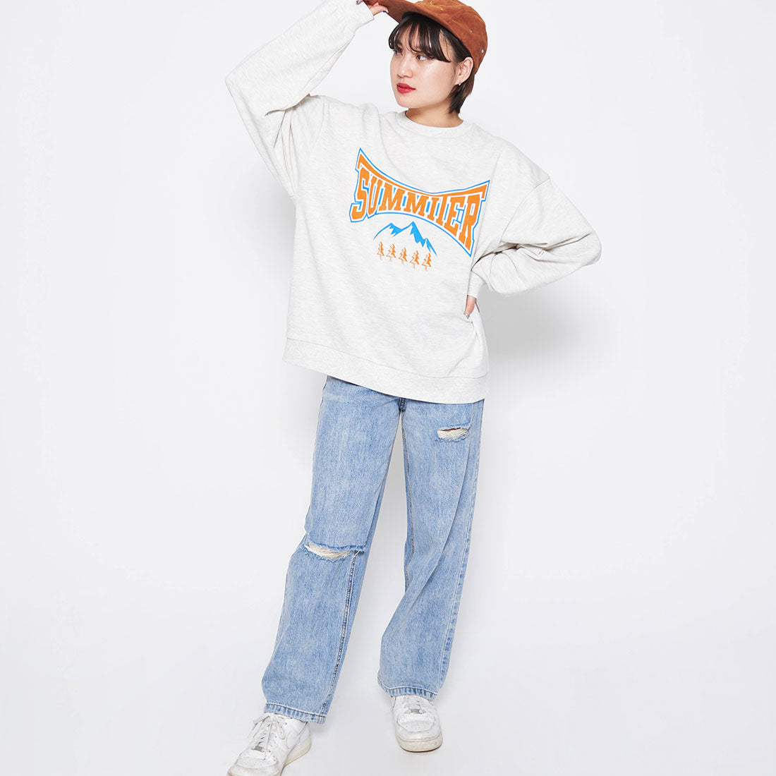 スピリトーゾ Spiritoso SUMMITERプリントスウェット