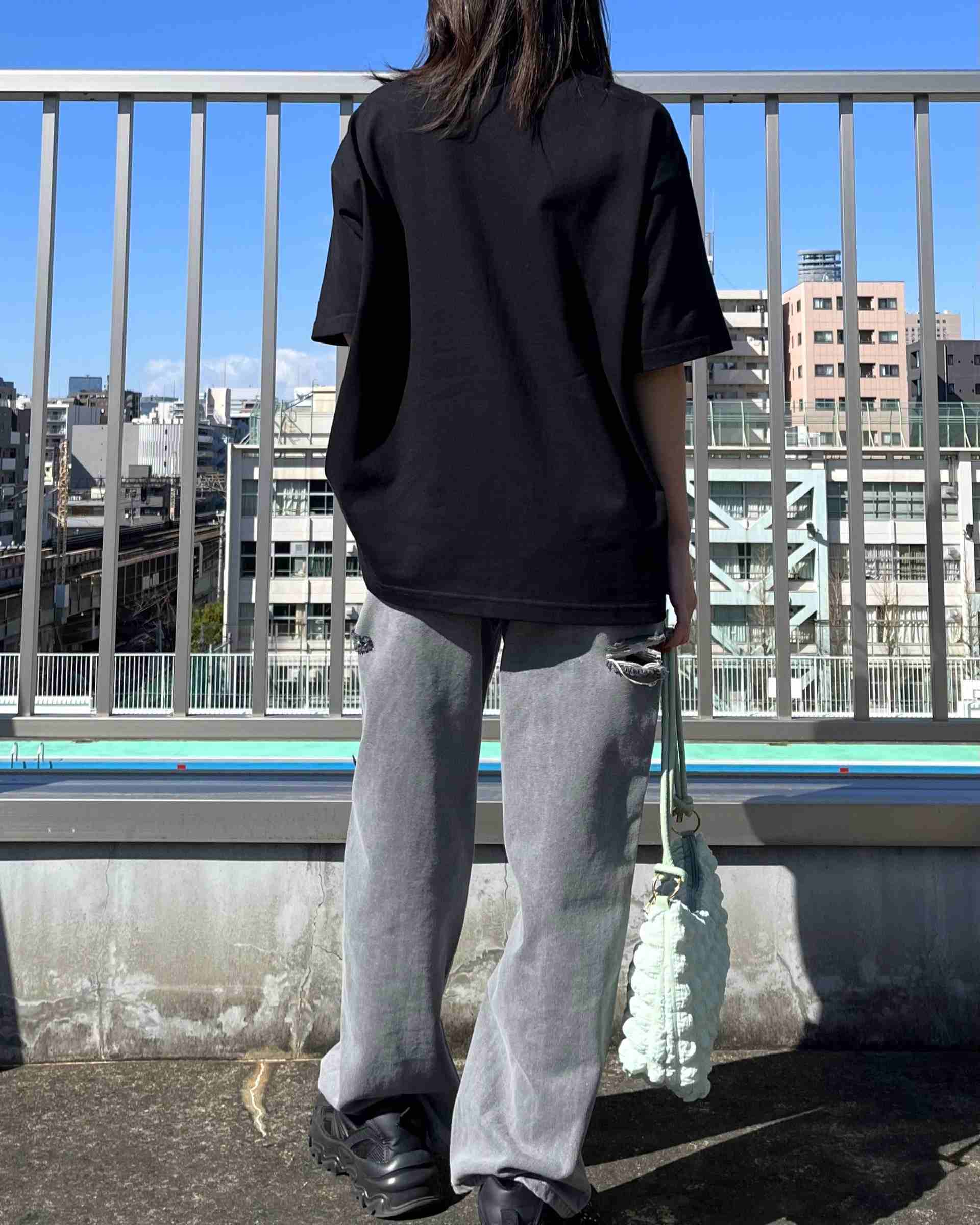 スピリトーゾ Spiritoso レトロヒッピービッグシルエットTシャツ